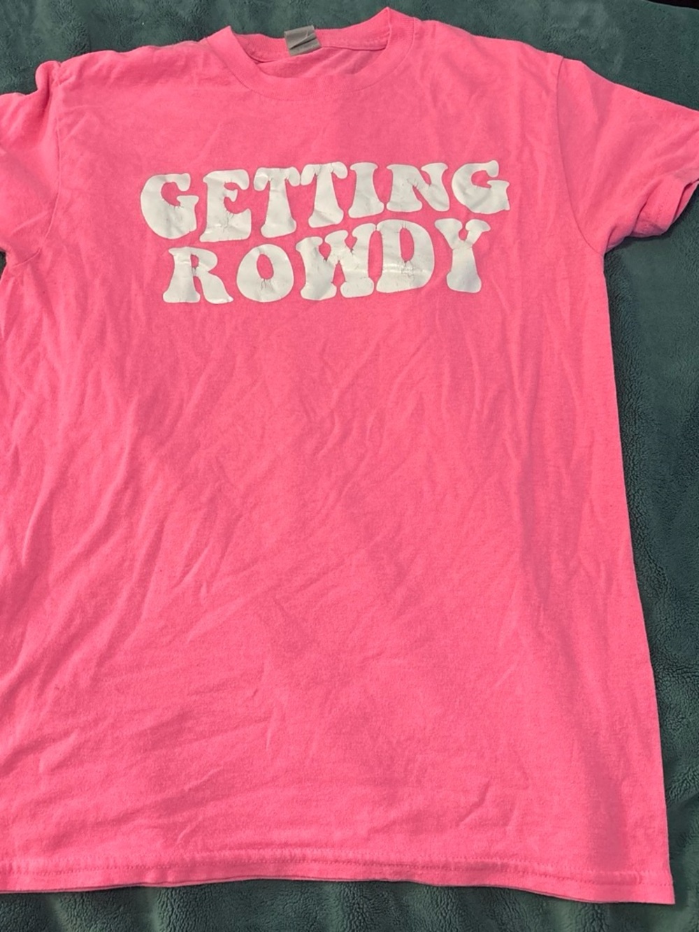 Getting Rowdy Pink Graphic Tee